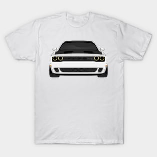 DODGE HELLCAT FRONT WHITE T-Shirt